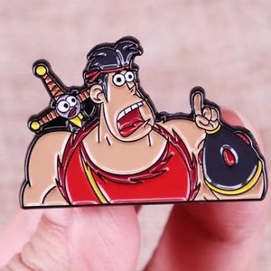 Dave The Barbarian 2004 Animation Enamel Pin